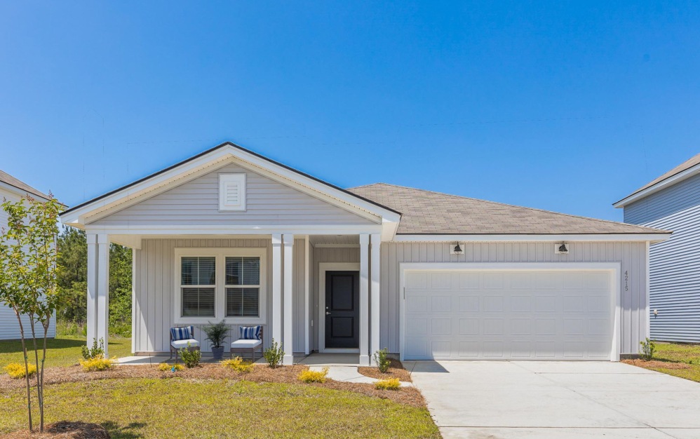 Magnolia - 3 bedroom floorplan layout with 2 bathrooms and 1510 square feet (Exterior View, 3D)